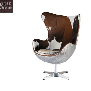Luchtvaart Aluminium Stoel Spitfire Wingback Aged Rustiek Lederen Swivel Executive Stoelen Hotel Woonkamer Lounge Stoelen - Product Image 1