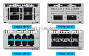 อุปกรณ์เครือข่ายที่จำเป็นดั้งเดิม C9300L-48P-4X สวิตช์เครือข่ายที่มีการจัดการ StackWise-320อัปลิงค์แบบถาวร4x10กรัม - Product Image 2