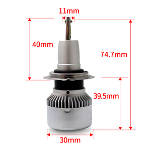H4 LED H7 H11 H8 HB4 H1 H3 9005 HB3 Auto R4 ampoules de phare de voiture 80W 8000LM accessoires de voiture 6500K led antibrouillard - Product Image 2