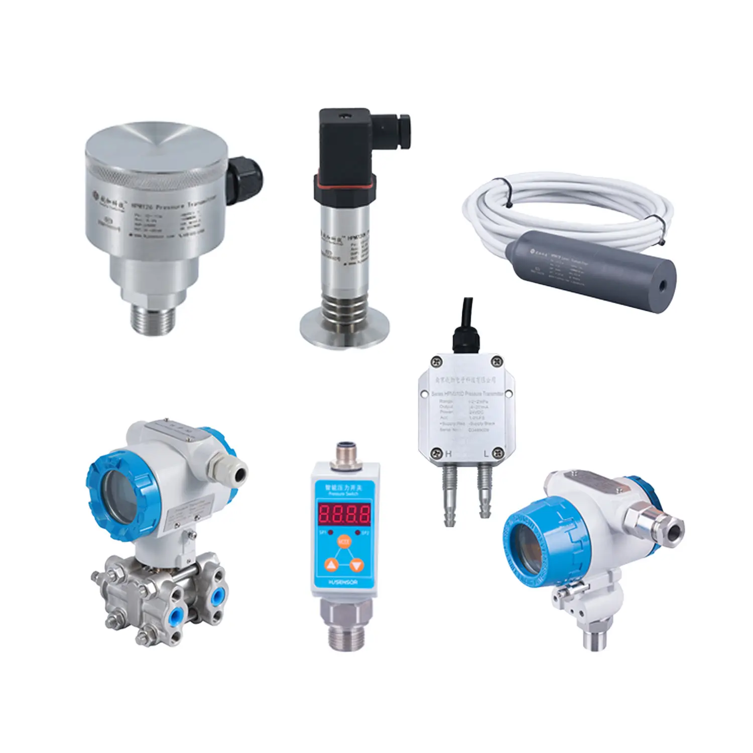 High Overload  High Accuracy Ex d IIC T6 and Ex ia IIC T4 Differential High Precision 3051 Pressure Transmitter