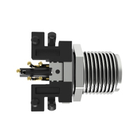 Conector GSEE M12, Tipo B, 5 Pines, 60V, 4A, Negro, Conector Macho para PCB, Contacto de Latón, Terminal de Tornillo, Tipo Conectado/Desconectado a Tierra