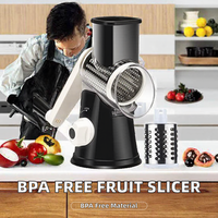 2026 Nieuwe BPA-vrije plastic mandoline fruitsnijder handmatige snijder wortelschaaf aardappelrasp groentesnijder keuken