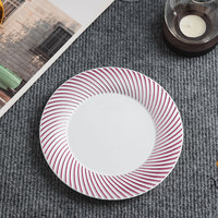XUELI assiettes rondes en plastique texturées colorées personnalisées impression par transfert de chaleur vaisselle coffre-fort fête fournitures de cuisine jetables