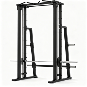 Máquina Smith Multiusos, Rack de Sentadillas Combinado con Power Cage, Equipo de Gimnasio en Casa, Rack Smith Multifunción con Seguridad - Product Image 1