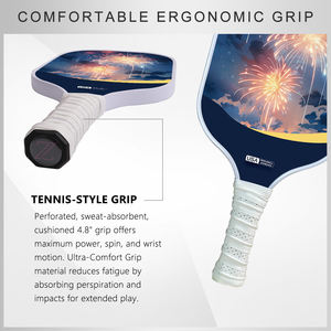 Custom Carbon Fiber Pickleball Paddle Set USAPA Approved Lightweight Design Portable Carrying <b>Strap</b> <b>Bag</b> Includes Two Balls <b>for</b> - Product Image 4