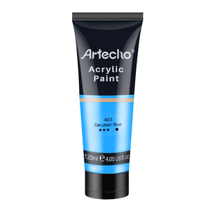Artecho Cerulean Màu Xanh 4.05 Ounce/120Ml Acrylic Sơn Set Cho Nghệ Thuật Trang Trí Gỗ Vải Thủ Công Mỹ Nghệ Cho Vải Sơn - Product Image 1