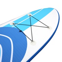 Planche de paddle gonflable SUP 2024 à prix d'usine, planche de surf unisexe en EVA PVC, logo personnalisable, pour eaux océaniques