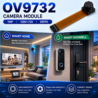 Module de caméra MIPI OV9732 HD 720P, haute sensibilité 3.0um, ultra faible consommation d'énergie, pour maison intelligente et sonnette intelligente