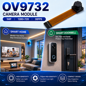 Module de caméra MIPI OV9732 HD 720P, haute sensibilité 3.0um, ultra faible consommation d'énergie, pour maison intelligente et sonnette intelligente - Product Image 3