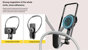 Supporto Magnetico per Telefono da Collo con Rotazione a 360° e Forte Aspirazione Magnetica per Vlogging POV, Streaming Live e Action Camera - Product Image 6