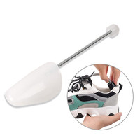 En plastique Réglable Chaussure Arbre Civière Supporter Chaussures Forme Gardien Botte Titulaire Shaper avec Tension Ressort Bobine pour Hommes et Femmes