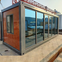 Maison préfabriquée pliable modulaire portable, conteneur pliable