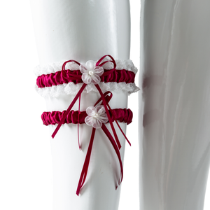 <span class=keywords><strong>Porte</strong></span>-jarretelles de mariée avec perles et ruban de fleurs sexy pour accessoires de mariage ensemble de lingerie - Product Image 4