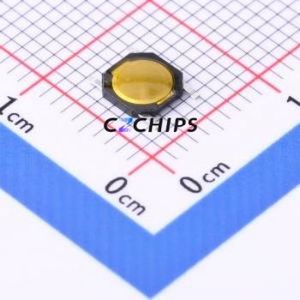 YTSC003B0801601B Tactile Switch SMD Switch Single Pole Single Throw Round Button 1.6N Vertical Mount - Product Image 1