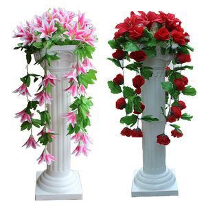 CAWELL 2024 Venta caliente barato al por mayor flores artificiales planta falsa evento decoración ramo funerario corona funeraria - Product Image 2