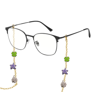 Chaîne de lunettes personnalisée pour femme, cordon pour lunettes, accessoires, cordon de lunettes, sangle pour lunettes de soleil avec chaîne, chaîne de collier - Product Image 2