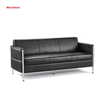 Acheter Canapé importé de Chine Foshan Sofa Set Mobilier Design moderne Classis confort Pu Cuir Réception 3 Places Office Sofa Set