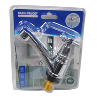 Robinet de lavabo 1/2 raccord fileté plastique ABS seulement robinet de lavabo de salle de bain froid robinet d'eau