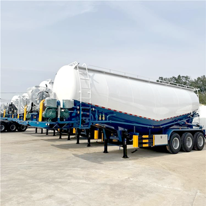 Semirremolque de Cisterna para Polvo <span class=keywords><strong>Seco</strong></span> de Estructura Estable, 3 Ejes, 40 Toneladas, 25-30cbm, Transporte a Granel para Canteras - Product Image 2