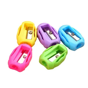 Hot Bán Duy Nhất Lỗ Bút Chì Sharpener Trường Văn Phòng Phẩm Máy Tính Để Bàn Nhựa Bút Chì Sharpener Tốt Nhất Giá Rẻ Mini Bút Chì Sharpener