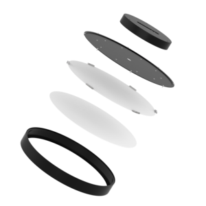 Toppo Tri màu tinh thể cảm biến trên off không thấm nước cảm biến chuyển động đèn Led nhôm ánh sáng trần ánh sáng cho cửa hàng quần áo - Product Image 3