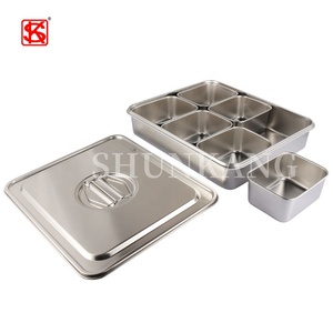 Ensemble de nouveaux pots à épices en acier inoxydable de style japonais avec boîtes à <span class=keywords><strong>condiments</strong></span> pour le stockage et le conteneur des aliments - Product Image 4