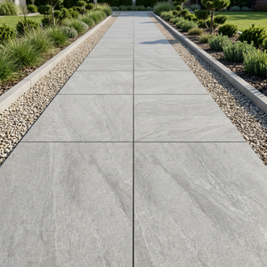 Dalles de carrelage extérieur en porcelaine pleine masse Foshan 20 mm d'épaisseur R11, robustes, effet marbre et granit LGY pour parkings - Product Image 6