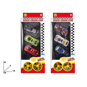 Set de 3 Autos de Juguete Disco Crash Car de 35cm, Colección de Vehículos de Metal Fundido para Niños de 3+ Años - Product Image 1