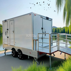 Toilettes publiques de luxe VIP mobiles pour l'extérieur, à vendre, toilettes portables, remorque - Product Image 2