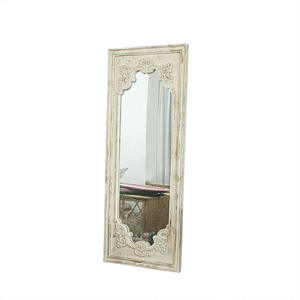 The Seventh Day <b>Wall</b> <b>Mirror</b> <b>Rectangular</b> Retro White Framed Decorative For Bedroom Guesthouse - Product Image 5