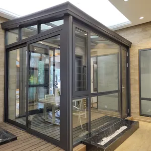 Frame House Garden Free Standing Aluminum Alloy Insulating Glass ECO Friendly Modern Customized Outdoor Winter Villa Arch 100