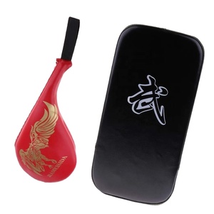 Đệm Đá Chân Taekwondo 1 Loại Màu Đen + Đỏ Cho Người Lớn Trẻ Em Mục Tiêu Tập Luyện - Product Image 6