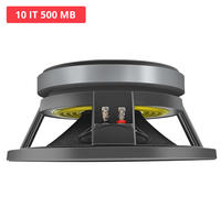 Altavoz de Medios y Bajos de 10 Pulgadas y 1000W con Bobina de Voz de 3 Pulgadas, Sensibilidad de 97dB, Construcción de Aluminio Fundido a Presión, Portátil 8