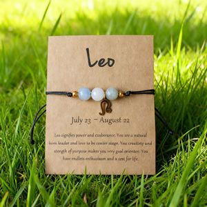 Pulsera Ajustable de Lapislázuli de 8mm Hecha a Mano, con Cuentas de Amatista Natural <span class=keywords><strong>y</strong></span> Piedra Lunar, Pulsera de los 12 Signos del Zodíaco que Sanan el Alma - Product Image 2