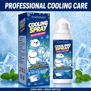 <span class=keywords><strong>Spray</strong></span> Rinfrescante per Abbigliamento Zourunan, Effetto Fresco Istantaneo al Gusto di Menta, Nebulizzazione Rinfrescante a Lunga Durata 120ml, OEM all'Ingrosso - Product Image 6