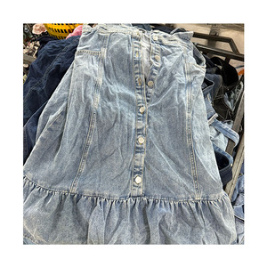 Fábrica Hongyang, Venta al Por Mayor de <span class=keywords><strong>Ropa</strong></span> de Segunda Mano, Jeans, Faldas, Diseños de Moda, <span class=keywords><strong>Ropa</strong></span> Usada, Vestidos de Mezclilla al Por Mayor - Product Image 4