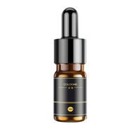 Flacon en verre rond moderne de 10 ml pour recharge de parfum de voiture, à évaporation naturelle, pour diffuseur d'arômes de voiture Jiiker