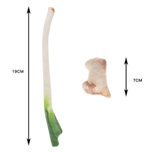 Kangdaer BSCI Certified Short <b>Plush</b> Ginger Scallion Fish Interactive <b>Cat</b> Toy Set for All-Season Use - Product Image 3