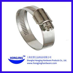 Abrazadera de manguera de engranaje helicoidal de acero inoxidable de gran oferta, abrazaderas de manguera de soldadura de tornillo fuerte tipo T de resorte de 80-90mm - Product Image 3