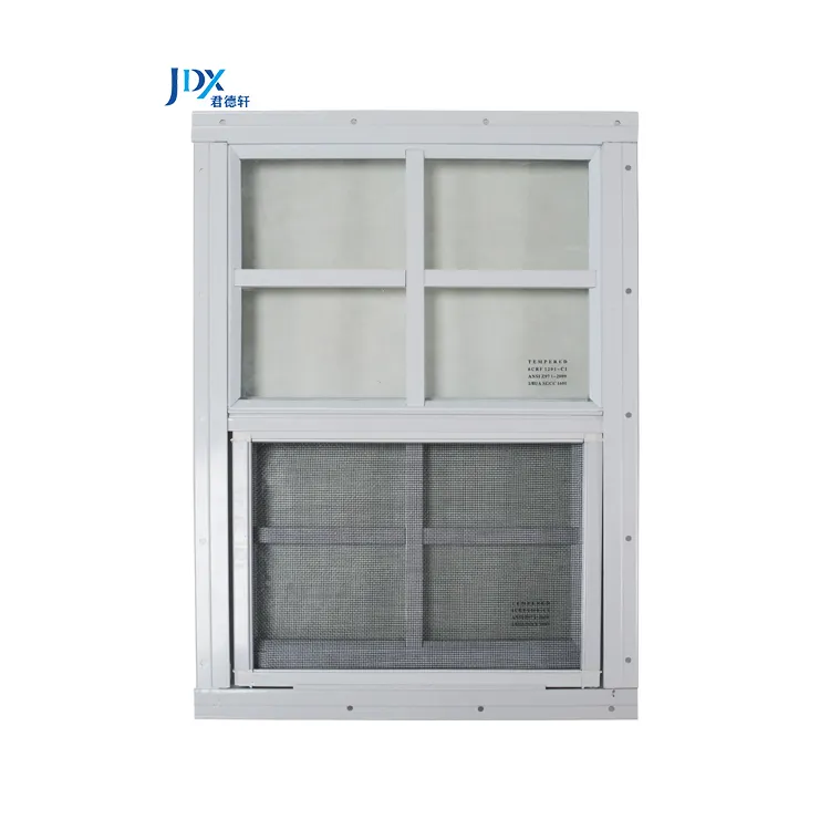 Aluminum Windows Colonial Sash Vertical-sliding-window Lower Sash Single Hung Single Hung White Vinyl Window 48x60