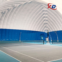 Vente chaude de haute qualité PVC intérieur stade dômes pris en charge par l'air bon football Sports-Structure de l'espace de qualité dôme salles de sport
