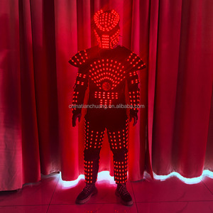 <span class=keywords><strong>ชุด</strong></span>เต้นเรืองแสง LED พร้อมไฟนีออน <span class=keywords><strong>ชุด</strong></span> EL Wire พร้อมหมวก แว่นตา ถุงมือ สำหรับงานคาร์นิวัล ขบวนพาเหรด งานเรฟ เทศกาล การแสดงบนเวที - Product Image 4
