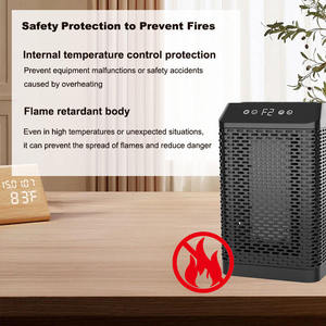 Mới Xách Tay Hộ Gia Đình Ptc Nóng Ngọn Lửa Hiệu ứng Thông Gió Quá Nóng Bảo Vệ Tiết Kiệm Năng Lượng Fan Cho Phòng Ngủ Fcc Chứng Nhận - Product Image 4