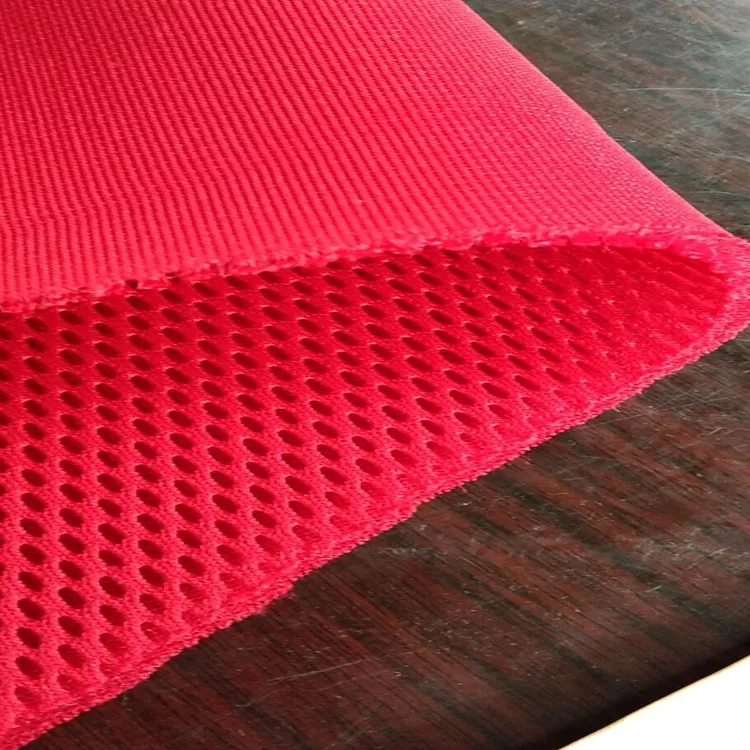 China Herstellung Polyester 4d Matratze Flamm hemmend Mesh Sandwich Mesh Stoff