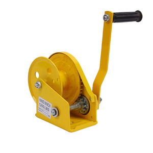 Manivela de tracción manual autoblocante de 1200 libras, bidireccional, amarilla, pequeña, para uso doméstico, grúa de tracción de China - Product Image 1