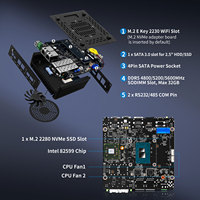 CWWK S2 N150 Firewall Mini PC 2x 2.5GbE Lan 2x 82599ES 10G SFP+ Micro Appliance OPNsense Router Home Lab Computer Hardware