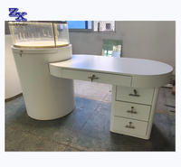 Table de présentation de bijoux personnalisée de haute qualité avec vitrine de bijoux pour les meubles d'affichage de bijouterie