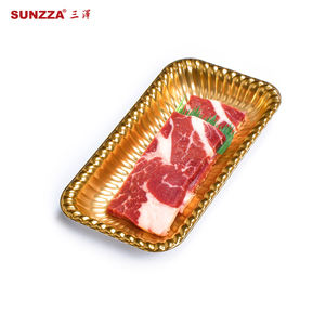 Barquettes d'emballage en plastique PET <span class=keywords><strong>de</strong></span> qualité alimentaire jetables <span class=keywords><strong>de</strong></span> luxe Sunzza pour <span class=keywords><strong>fruits</strong></span> <span class=keywords><strong>de</strong></span> <span class=keywords><strong>mer</strong></span> congelés, viande, bœuf - Product Image 3