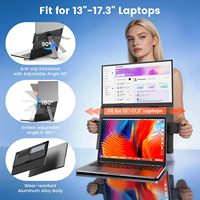 Monitor LCD IPS de 15.6 Pulgadas S15Plus, Extensor Ultrafino para Laptop, Pantalla Dual, Accesorio para Laptop Empresarial con Resolución Full HD