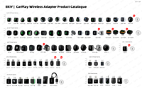 Adaptador CarPlay EKIY, Dongle Android Auto, Conexión por Cable a Inalámbrica, Carplay Inalámbrico 2 en 1, Adaptador Inteligente para Auto, Gran Venta